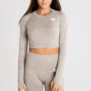 Women’s Best Move Seamless Long Sleeve Crop Top Women’s XL